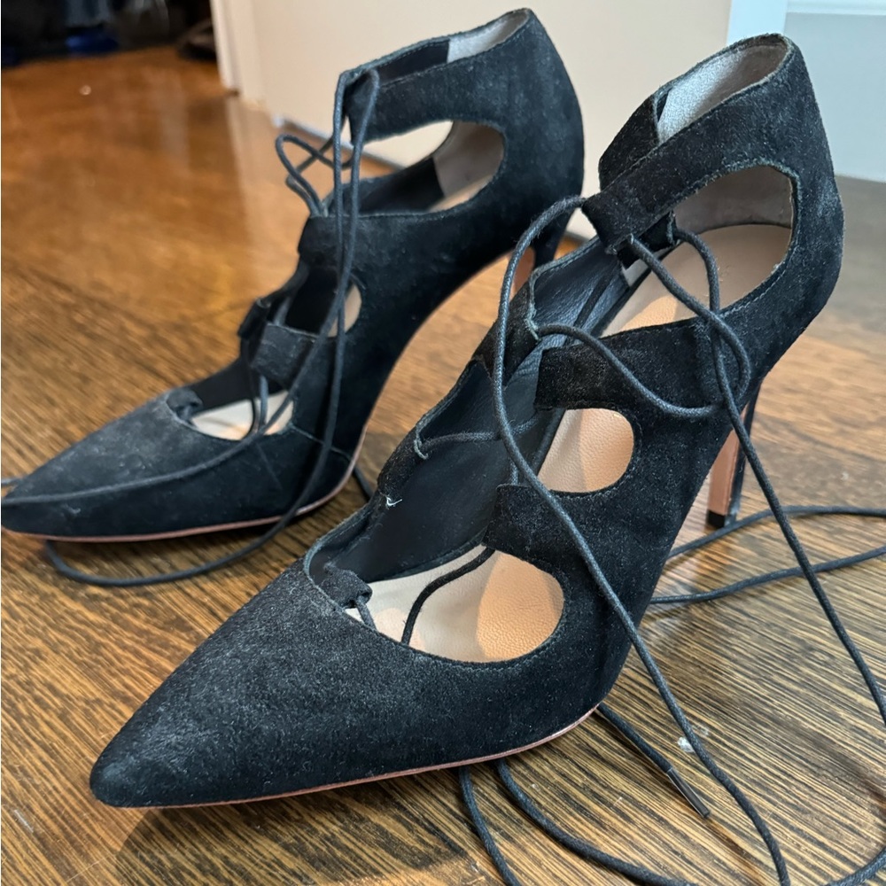 Loeffler Randall lace up heels